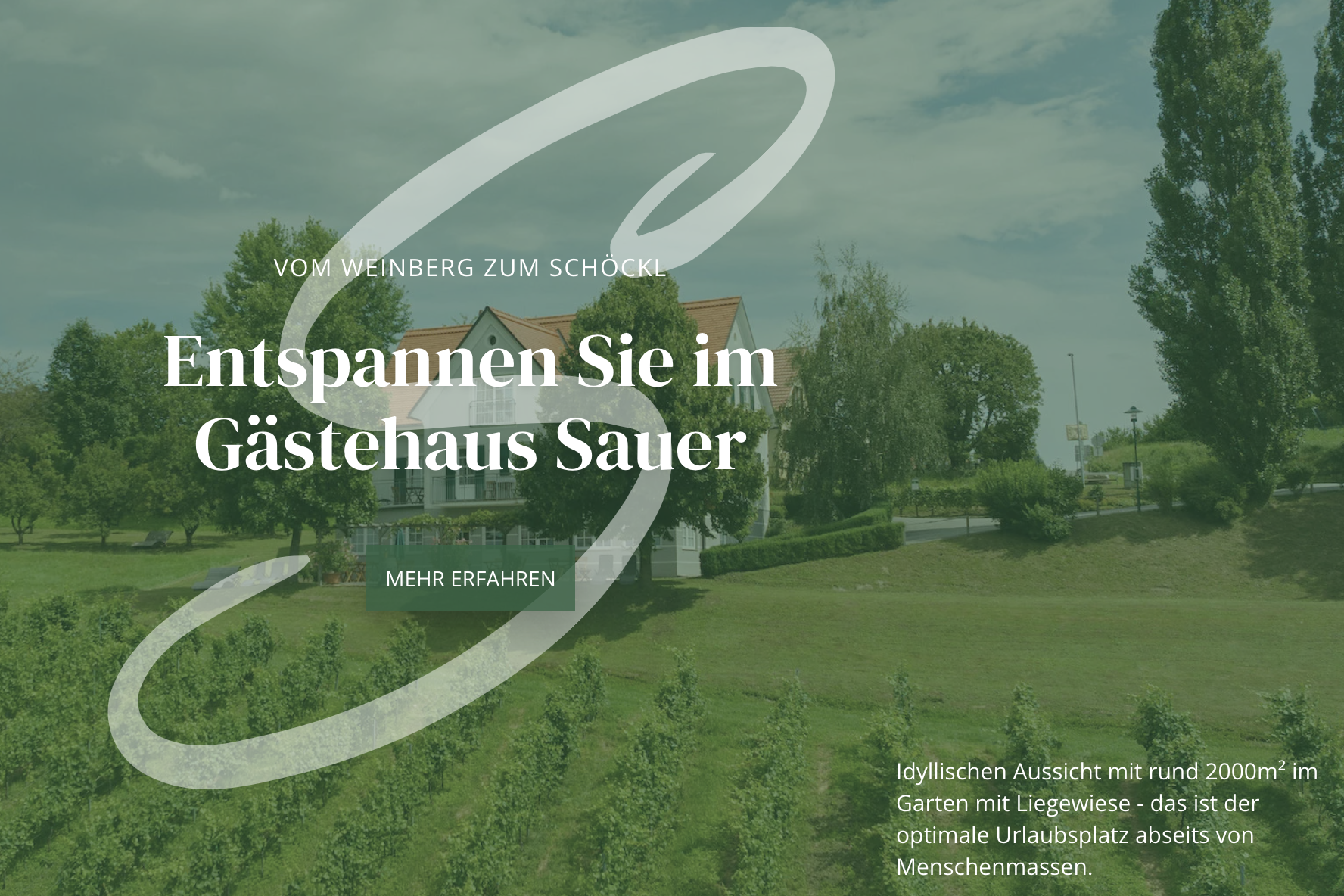 Neue Website – Willkommen im Gäste- und Vitalhaus Sauer in Kitzeck!