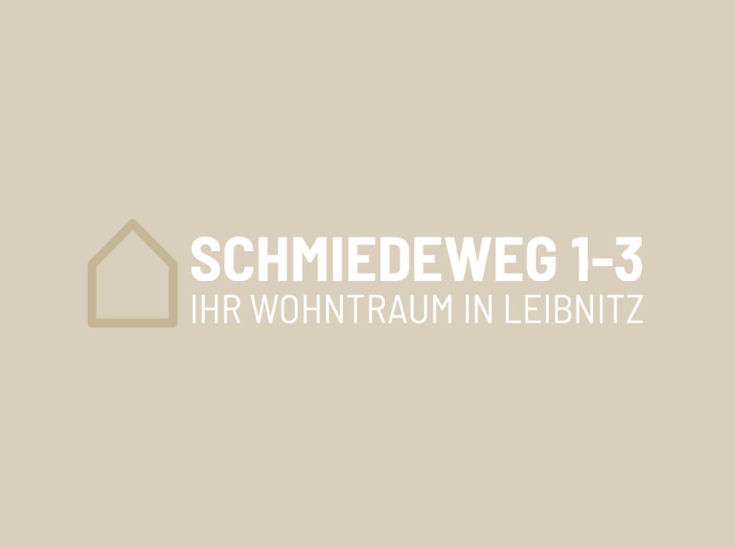 Schmiedeweg Logo auf beigem Hintergrund.