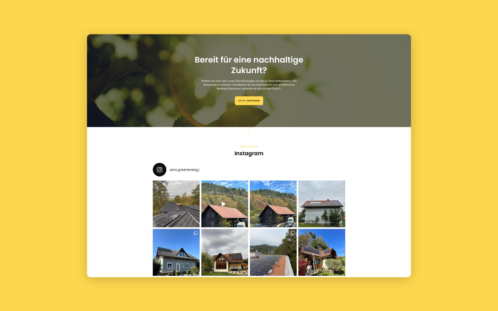 Desktop-Screens mit einer Bildergalerie.