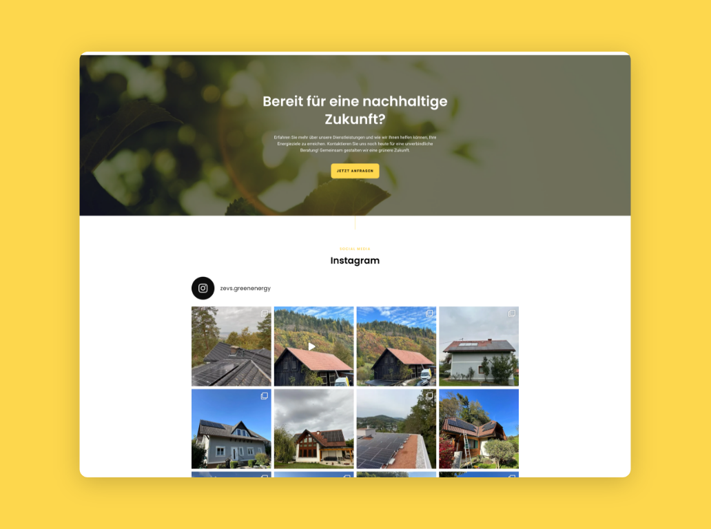 Desktop-Screens mit einer Bildergalerie.