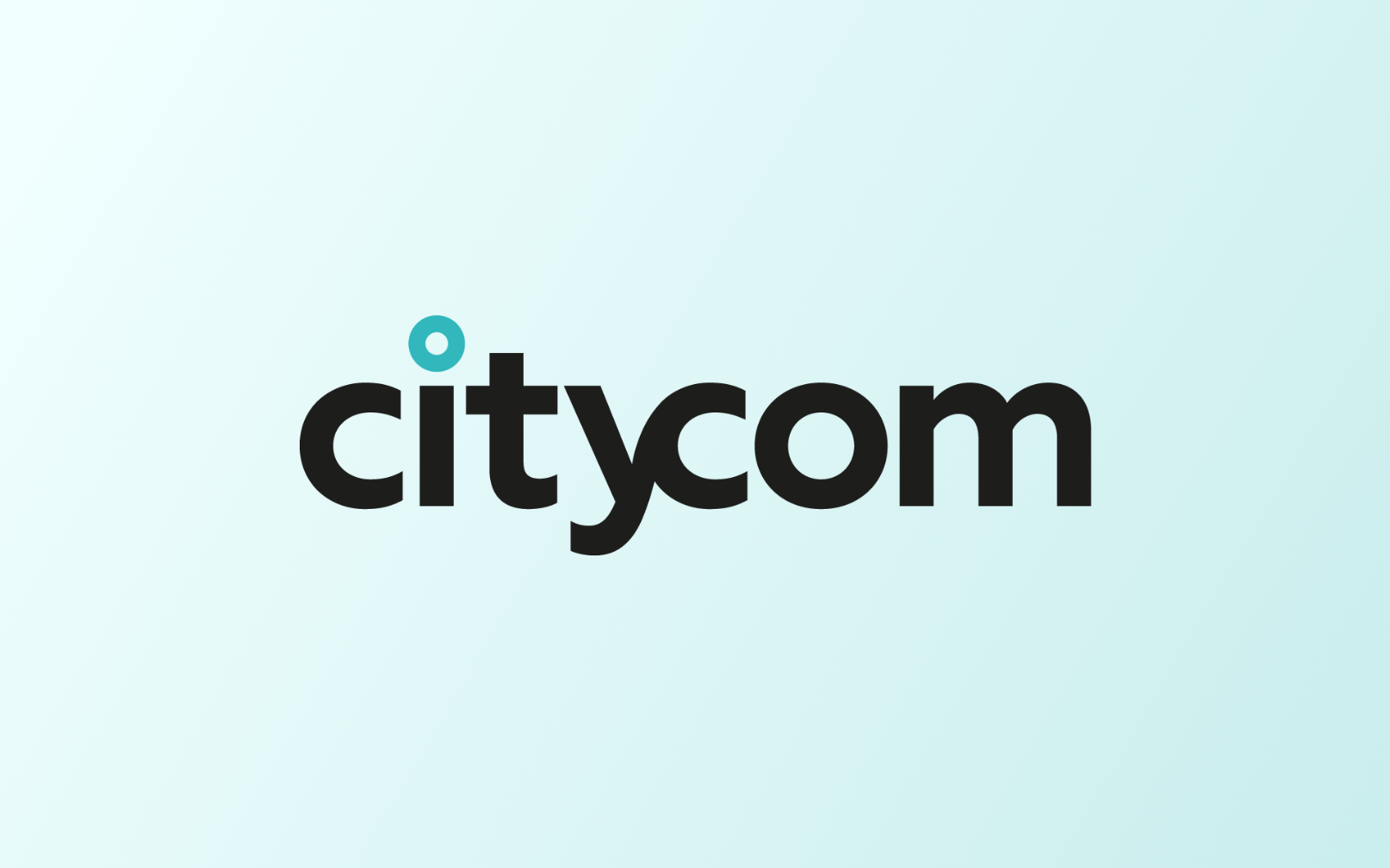 Citycom Logo als moderne Wort-Bild-Marke.