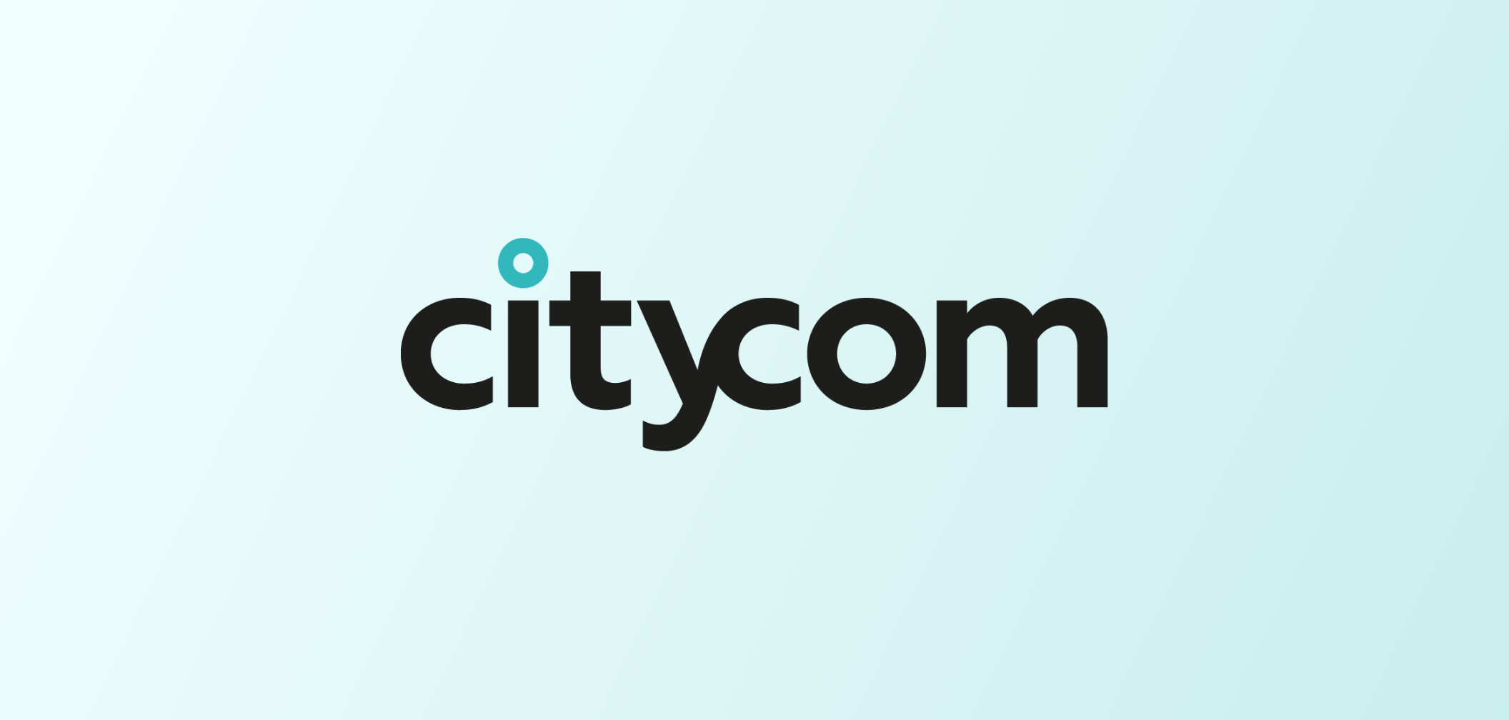 Citycom Logo als moderne Wort-Bild-Marke.