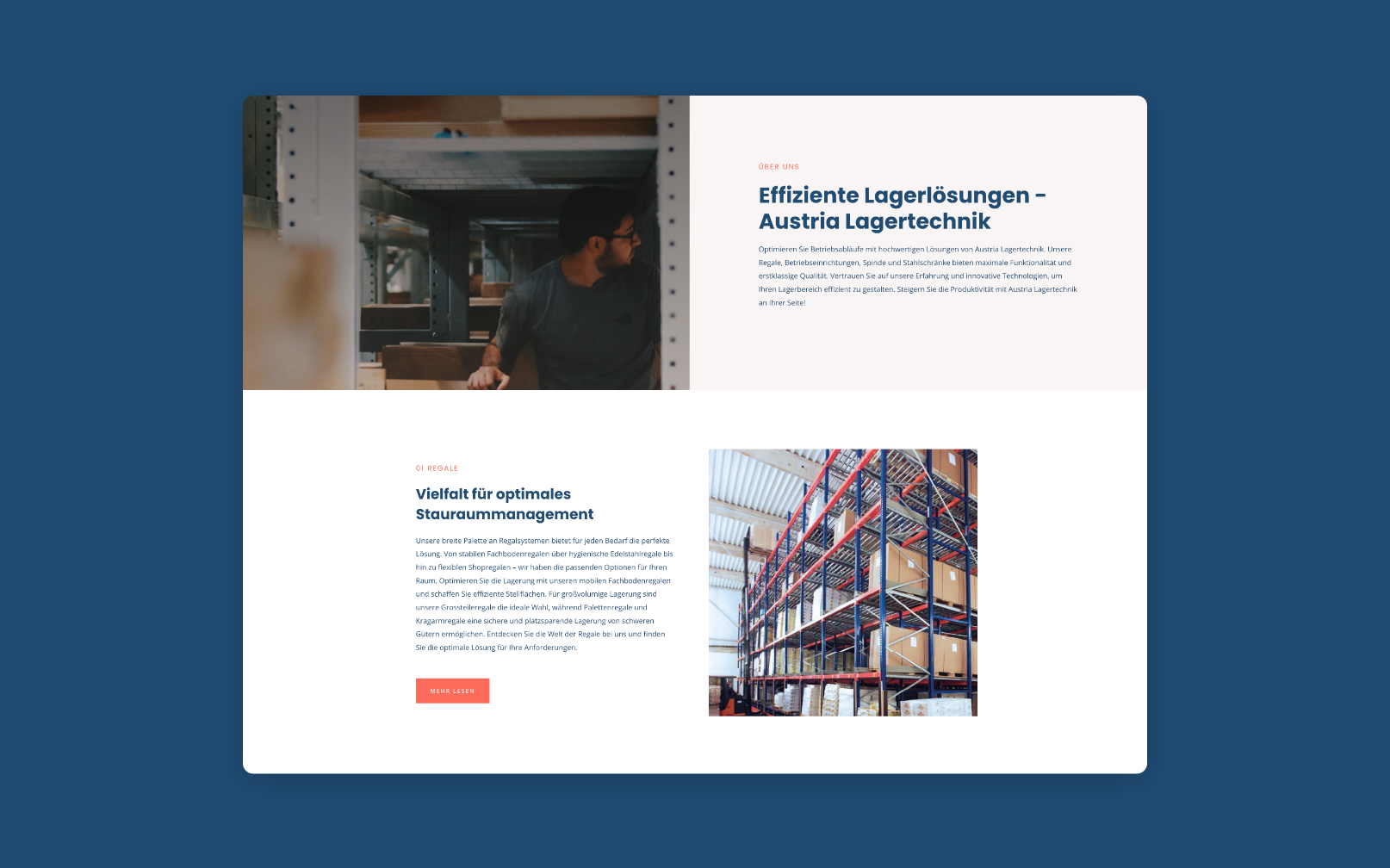 Desktop-Screenshot mit zwei Bildern und ergänzenden Textinhalten.