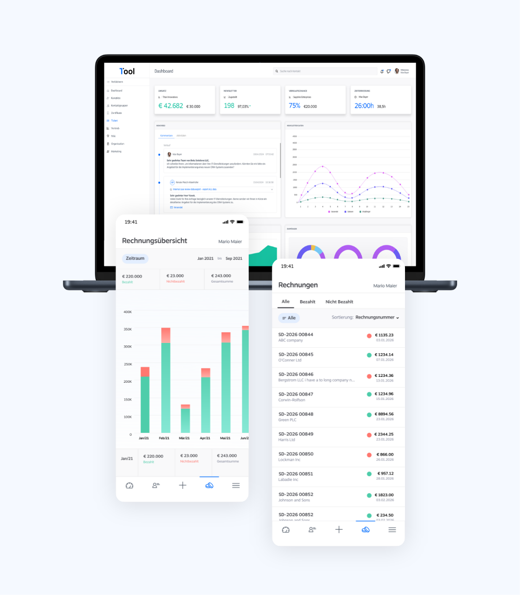 Eine Biene auf einer Blume.