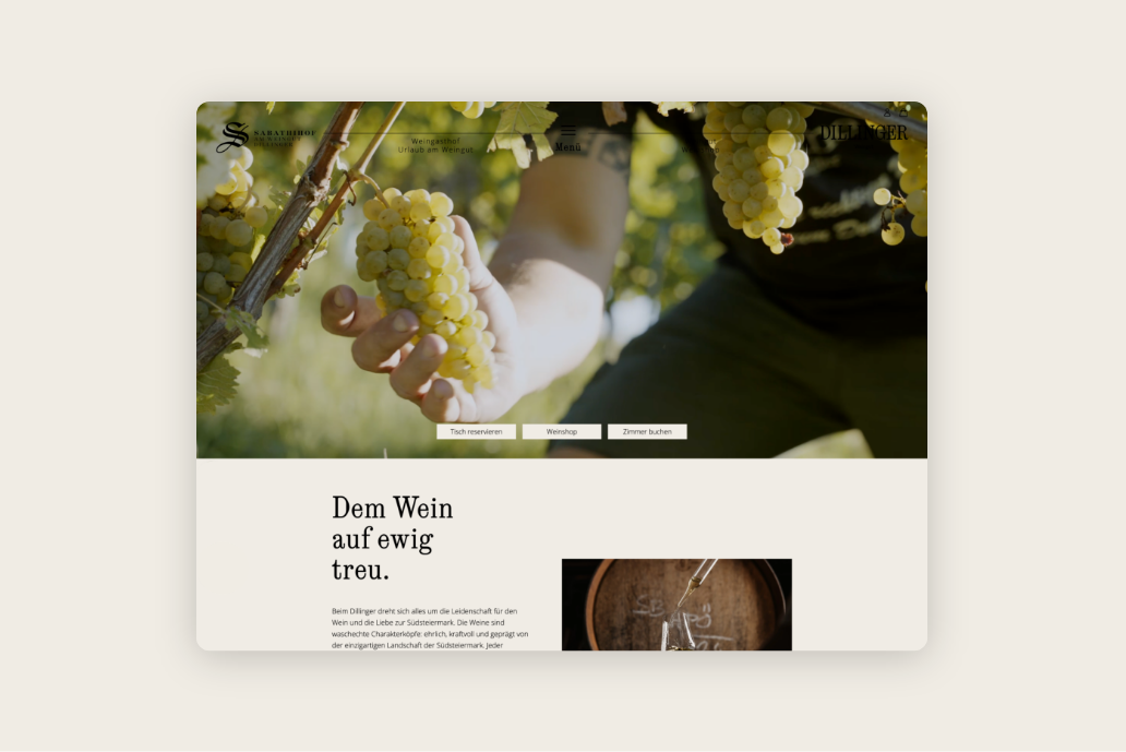 Sabathihof am Weingut Dillinger