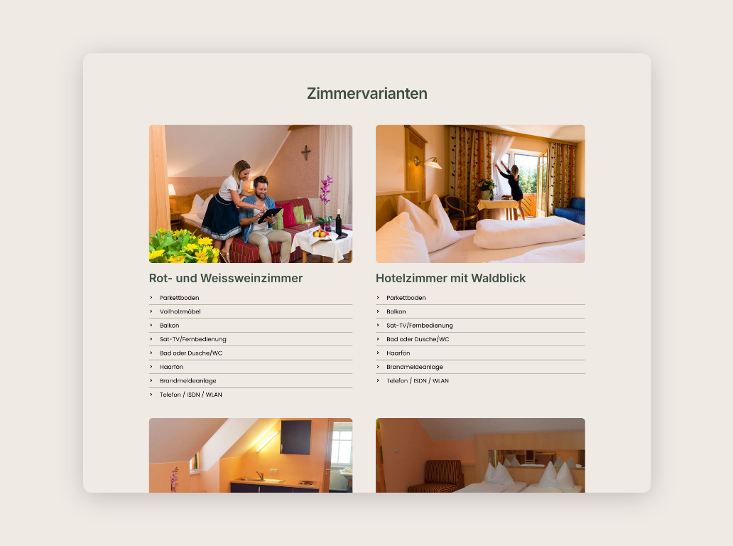 Dekstop Screen mit Zimmern