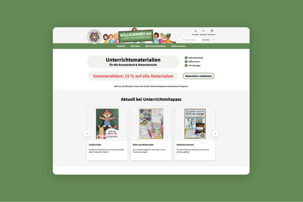 Unterricht mit Spaß